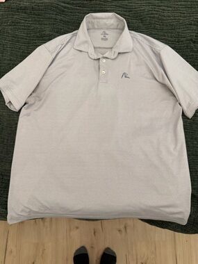 Men's Light Gray Rhoback Polo